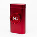 NG - Metal Dugout with Grinder [JC8042] Dugout High-End Brands Glass Red