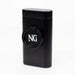 NG - Metal Dugout with Grinder [JC8042] Dugout High-End Brands Glass Black