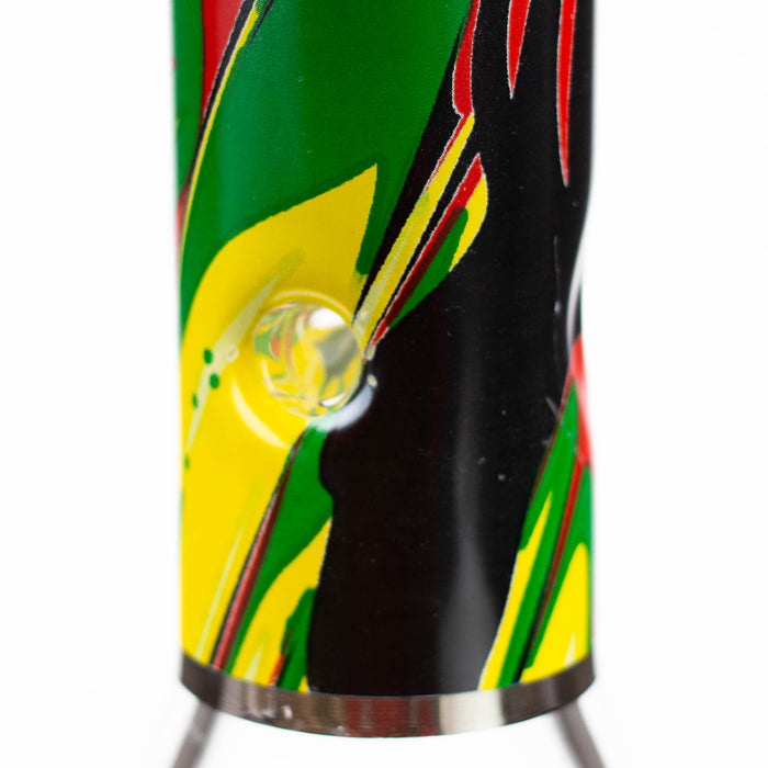 NG-18 inch 7mm Rasta Legend Beaker [YN1099] Glass Bong High-End Brands Glass
