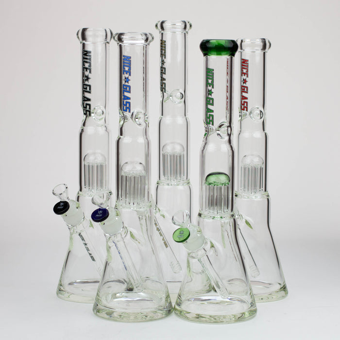 NG-16 inch 8-Arm Tree Perc Bell Beaker [S382] Glass Bong High-End Brands Glass