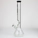NG-18 inch Tall Flat Mouth Elbow Beaker [S303A] Glass Bong High-End Brands Glass