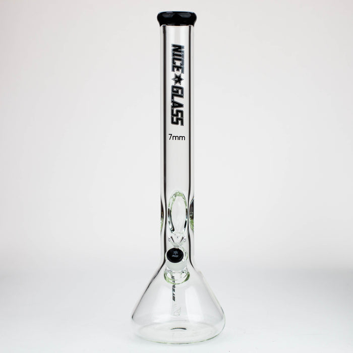 NG-18 inch Tall Flat Mouth Elbow Beaker [S303A] Glass Bong High-End Brands Glass