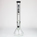 NG-18 inch Tall Flat Mouth Elbow Beaker [S303A] Glass Bong High-End Brands Glass