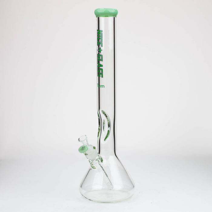 NG-18 inch Tall Flat Mouth Elbow Beaker [S303A] Glass Bong High-End Brands Glass Mint