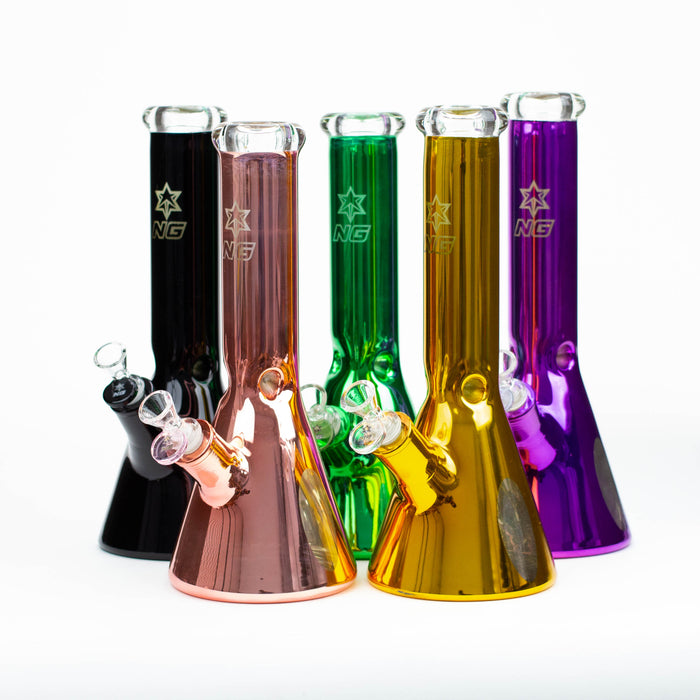 NG-13 inch Metallic Wrap Beaker [S347] Glass Bong High-End Brands Glass