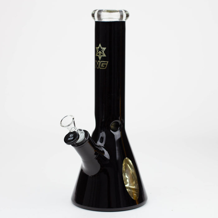NG-13 inch Metallic Wrap Beaker [S347] Glass Bong High-End Brands Glass Black