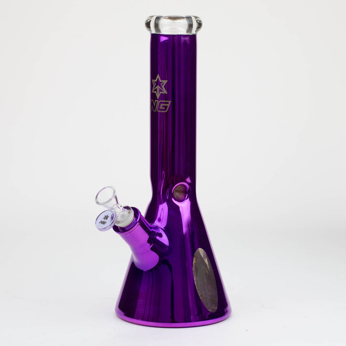 NG-13 inch Metallic Wrap Beaker [S347] Glass Bong High-End Brands Glass Purple