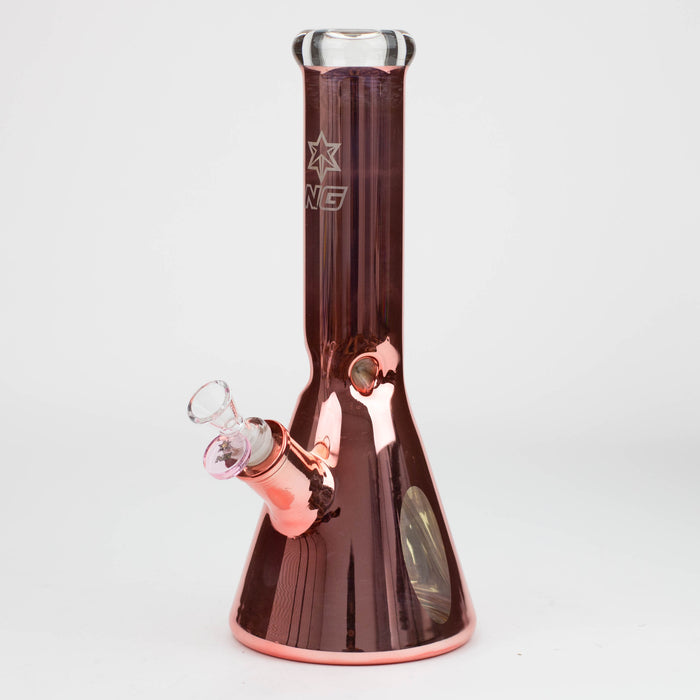NG-13 inch Metallic Wrap Beaker [S347] Glass Bong High-End Brands Glass Pink