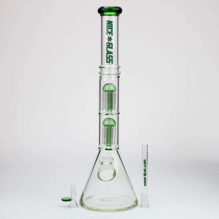 NG-19 inch Double 6-Arm Tree Beaker [S381] Glass Bong High-End Brands Glass