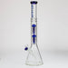 NG-19 inch Double 6-Arm Tree Beaker [S381] Glass Bong High-End Brands Glass Blue
