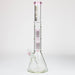 NG-19 inch Double 6-Arm Tree Beaker [S381] Glass Bong High-End Brands Glass Pink