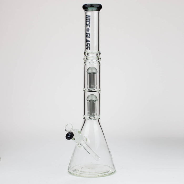 NG-19 inch Double 6-Arm Tree Beaker [S381] Glass Bong High-End Brands Glass Black