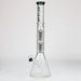 NG-19 inch Double 6-Arm Tree Beaker [S381] Glass Bong High-End Brands Glass Black