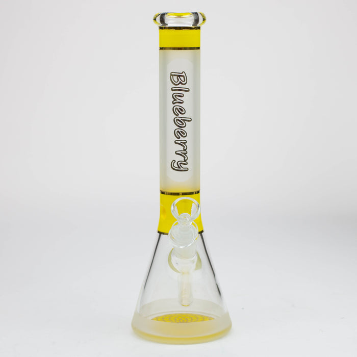 Blueberry-12 inch Mandala Base Sandblasted Beaker [ST014] Glass Bong High-End Brands Glass