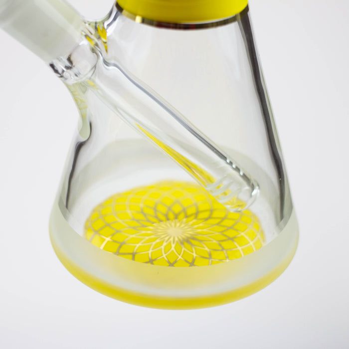 Blueberry-12 inch Mandala Base Sandblasted Beaker [ST014] Glass Bong High-End Brands Glass