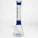 Blueberry-12 inch Mandala Base Sandblasted Beaker [ST014] Glass Bong High-End Brands Glass Blue