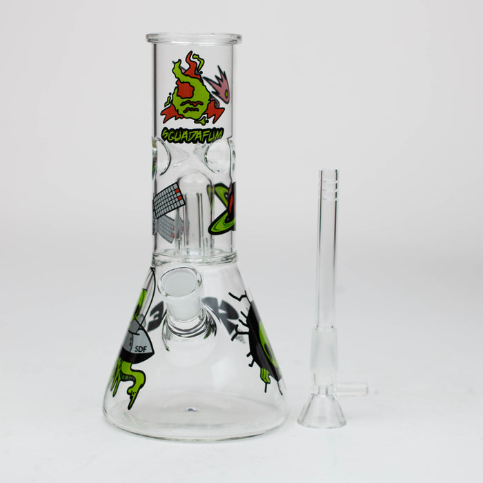 Squadafum Glass Ice Bong Percolator Stickers Bongs Squadafum Canada