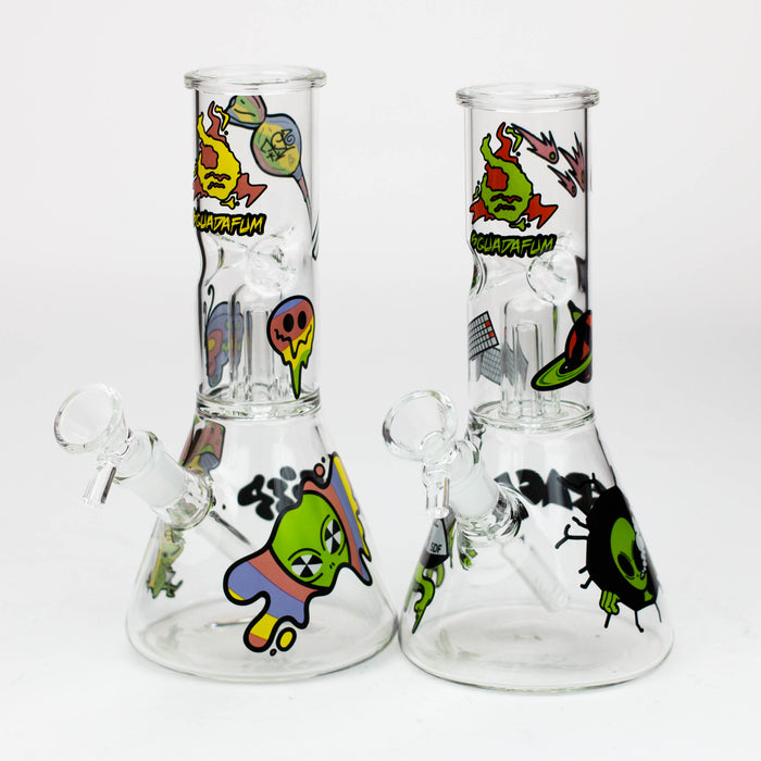 Squadafum Glass Ice Bong Percolator Stickers Bongs Squadafum Canada