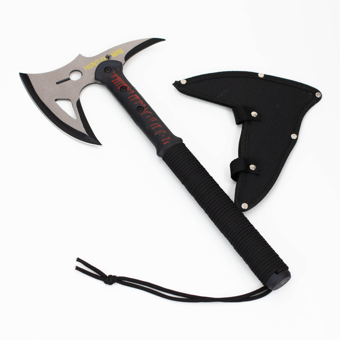 16" Hunt Down Black Hard Plastic Handle Tactical Axe [HD8246] Sword · Machete · Axe Canadian Distributor