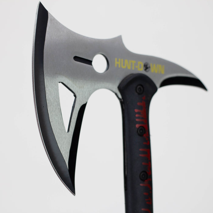 16" Hunt Down Black Hard Plastic Handle Tactical Axe [HD8246] Sword · Machete · Axe Canadian Distributor