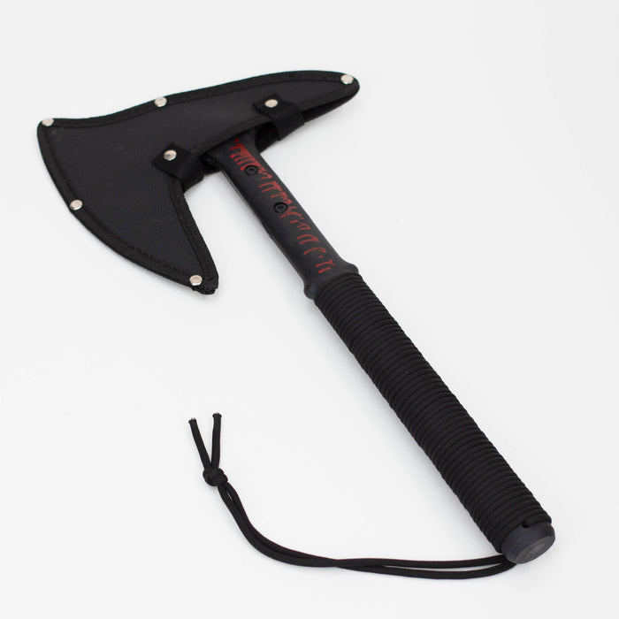 16" Hunt Down Black Hard Plastic Handle Tactical Axe [HD8246] Sword · Machete · Axe Canadian Distributor