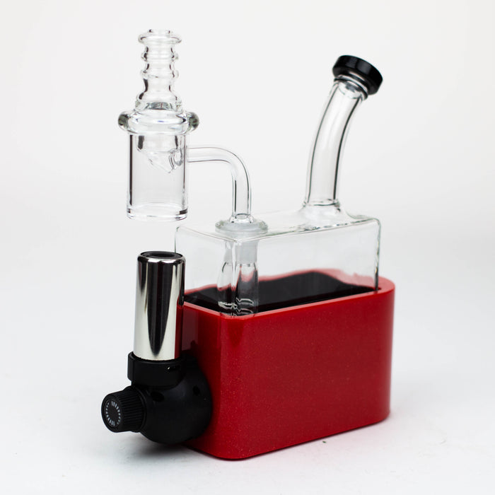 Rig In One Portable Dab Rig [PAT21892] Glass Rig Canadian Distributor Red
