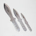 3pc Throwing Stainless steel Knife Set with Sheath [456-S] Throwing Knife Canadian Distributor