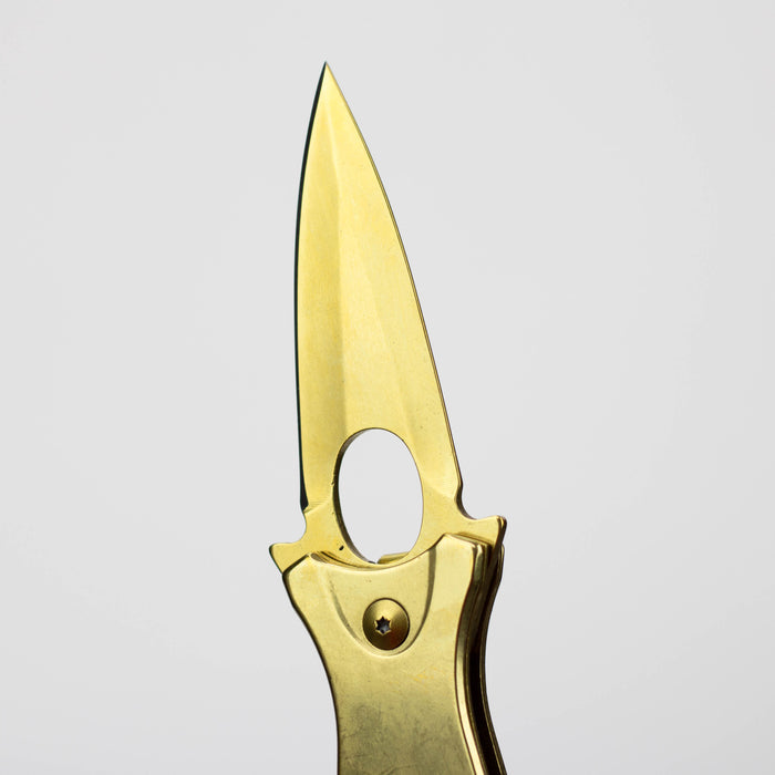 7.5 Inch Golden Ticket Knife [TU-170-SR-TI] Folding Knife Canadian Distributor
