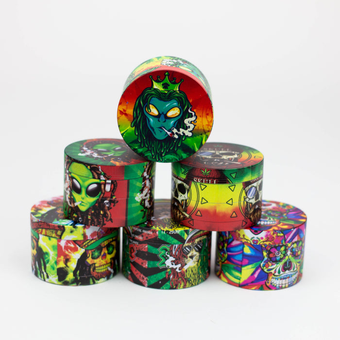 GENIE 4 parts 63 mm Alien metal grinder Box of 6 [SSP007] Display Pack ONE