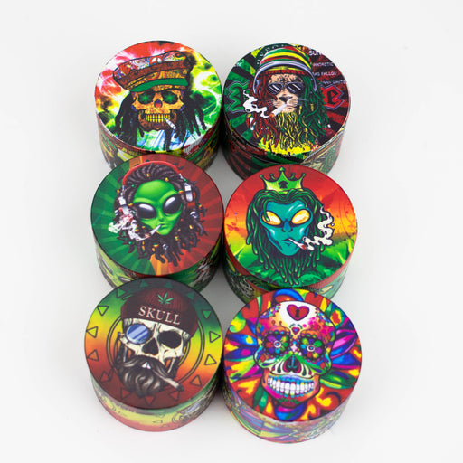 GENIE 4 parts 63 mm Alien metal grinder Box of 6 [SSP007] Display Pack ONE