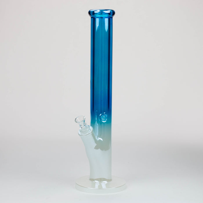 16" Electroplated Gradient Classic tube 9 mm glass bong [WP196]