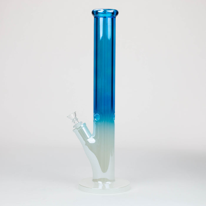 16" Electroplated Gradient Classic tube 9 mm glass bong [WP196]