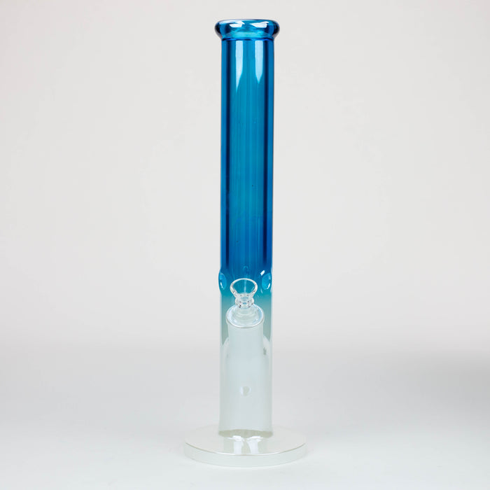 16" Electroplated Gradient Classic tube 9 mm glass bong [WP196]