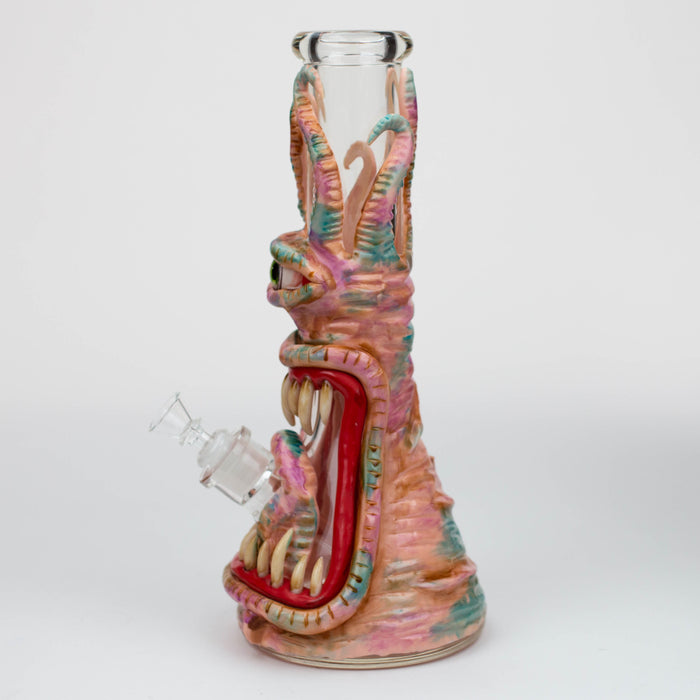 PHOENIX STAR-12.5"  Resin 3D artwork 7mm glass beaker water bong