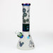 PHOENIX STAR-12.5" Snadblast and electroplated 7 mm glass beaker bong Glass Bong ONE Gear
