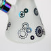 PHOENIX STAR-12.5" Snadblast and electroplated 7 mm glass beaker bong Glass Bong ONE