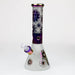 PHOENIX STAR-12.5" Snadblast and electroplated 7 mm glass beaker bong Glass Bong ONE Flower