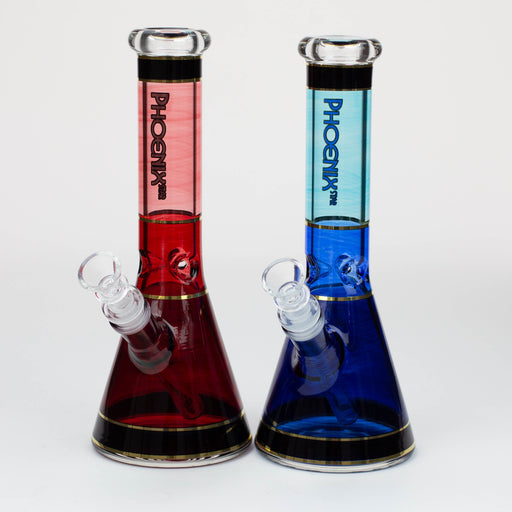 PHOENIX STAR -10" 24k golden line glass water bong [PHX110] Bongs ONE