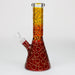 10" 3D Texture color dots beaker glass bong [HD20] Glass Bong ONE