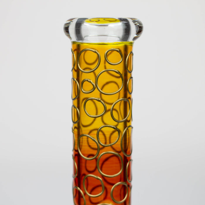 10" 3D Texture color dots beaker glass bong [HD20] Glass Bong ONE