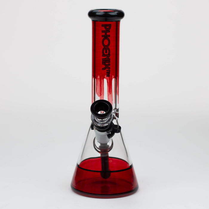 PHOENIX STAR -10" glass water bong with clip [PHX125] Glass Bong ONE