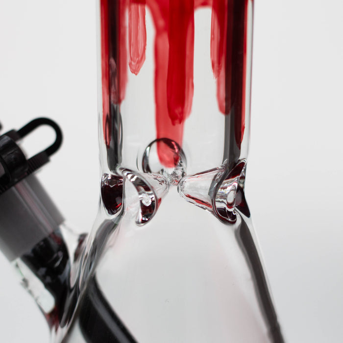 PHOENIX STAR -10" glass water bong with clip [PHX125] Glass Bong ONE