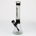 PHOENIX STAR -13" Sandblasted glass water bong with clip [PHX03] Glass Bong ONE Black