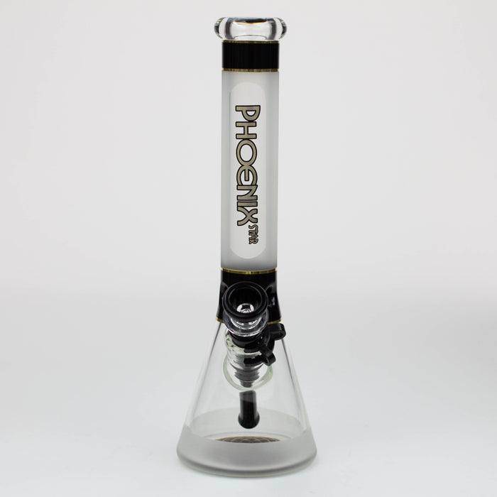 PHOENIX STAR -13" Sandblasted glass water bong with clip [PHX03] Glass Bong ONE