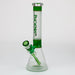 PHOENIX STAR -13" Sandblasted glass water bong with clip [PHX03] Glass Bong ONE Green