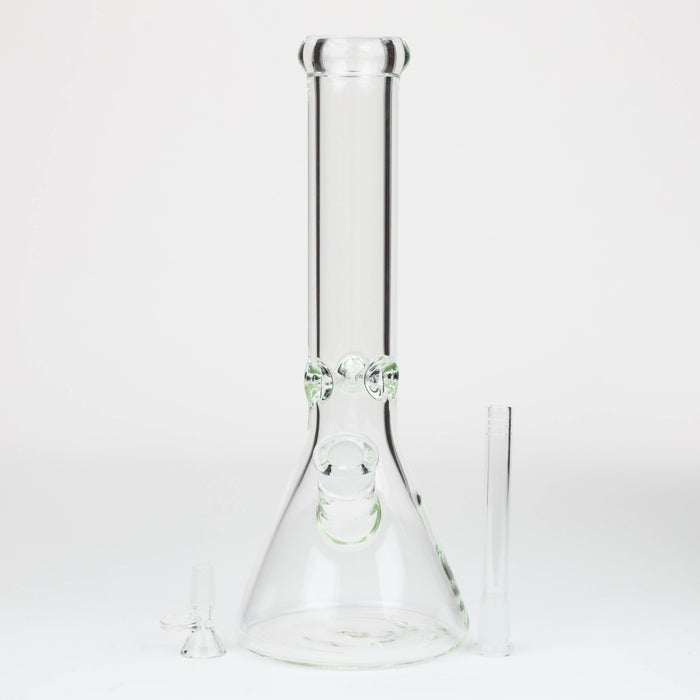 13.5" Classic beaker 7 mm glass water bong [SP48]