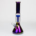 12" Electroplate glass water bong with 6 arms percolator [PHX111] Glass Bong ONE