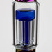 12" Electroplate glass water bong with 6 arms percolator [PHX111] Glass Bong ONE