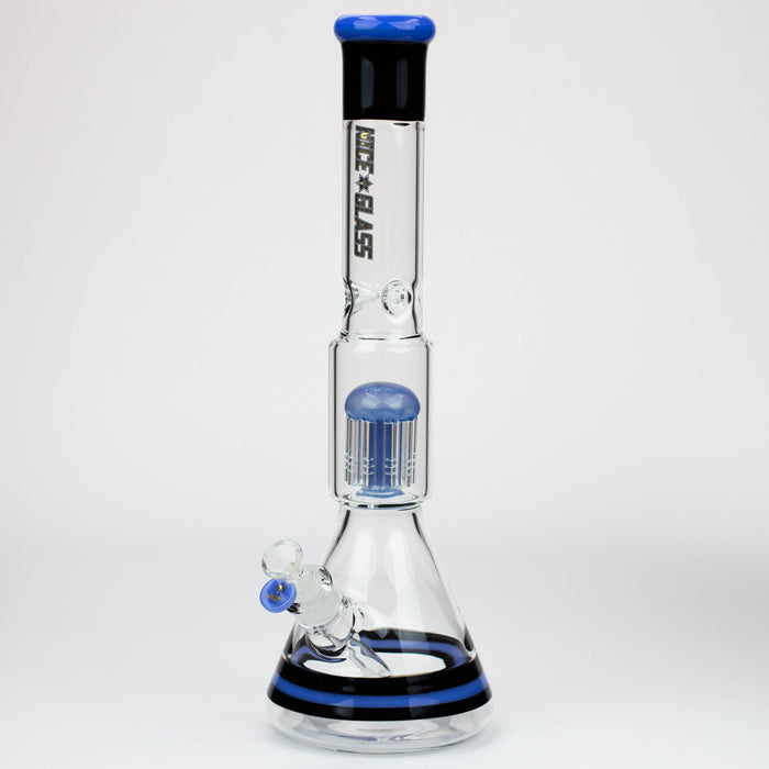 NG- 17 inch 10-Arm Tree Beaker [S395] Glass Bong High-End Brands Glass JADE-BLUE