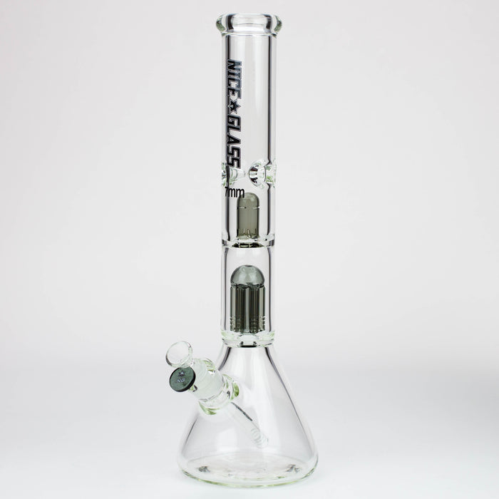 NG | 18 inch 6-Arm Perc & Splash Guard Beaker [G607-7] Glass Bong High-End Brands Glass BLACK